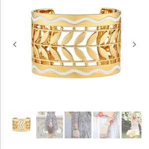 Ashley McCormick ASHA gold cuff bracelet